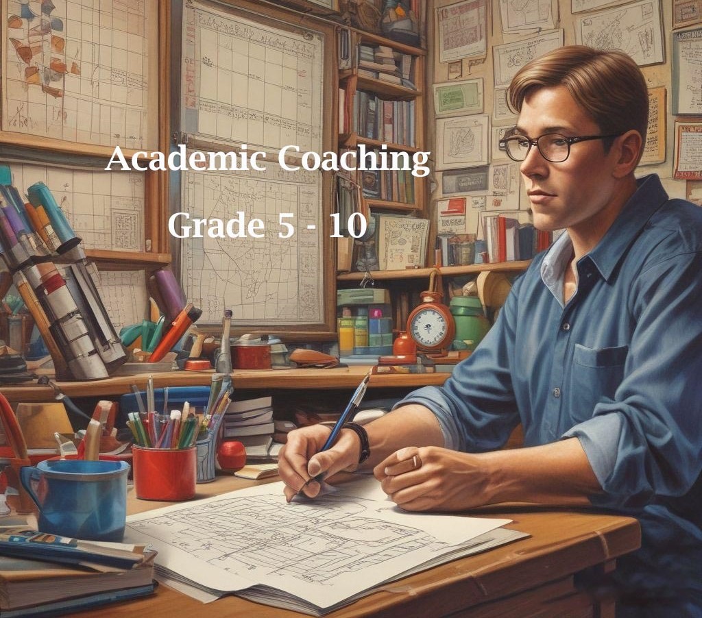 Academic coaching online (grade 5-10)