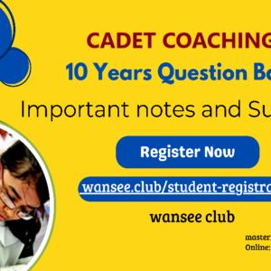 Cadet Coaching with Mock Test