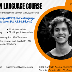 German Language course A1 Level